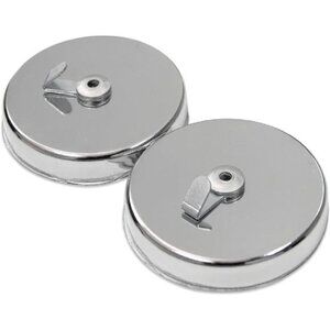 Magnetics Magnetic Window Décor Hooks - 2.63" Diameter, 0.750" Thick, Chrome